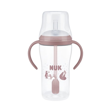Perfect Match Learner Bottle Straw sugrörsmugg 260 ml Bear